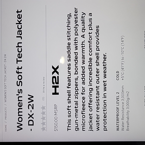 Stormtech DX-2W Soft Tech Jacket - Picture 14 of 14